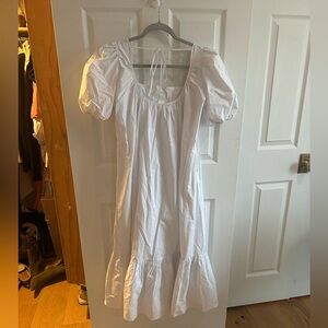 H&M white dress, loose